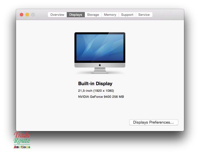 iMAC | 21.5 INCH | Core 2 Duo 3.06Ghz | 4GB RAM | 500GB HDD - Nvidia Geforce Graphics