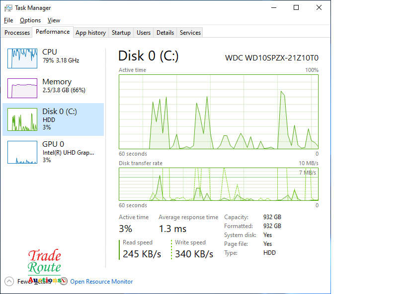 10th Gen | Acer Extensa P215-52 15.6` Laptop | Core i3 1005g1 | 4GB RAM | 1TB HDD