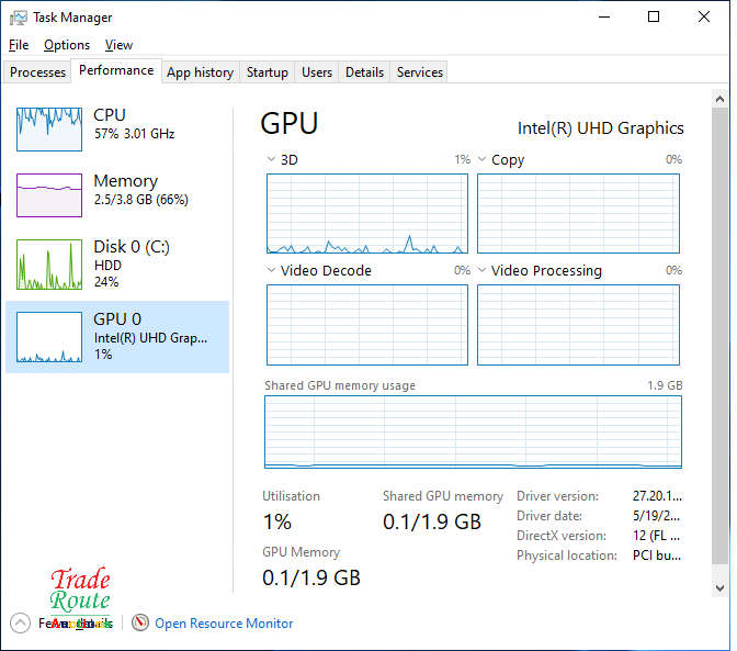 10th Gen | Acer Extensa P215-52 15.6` Laptop | Core i3 1005g1 | 4GB RAM | 1TB HDD