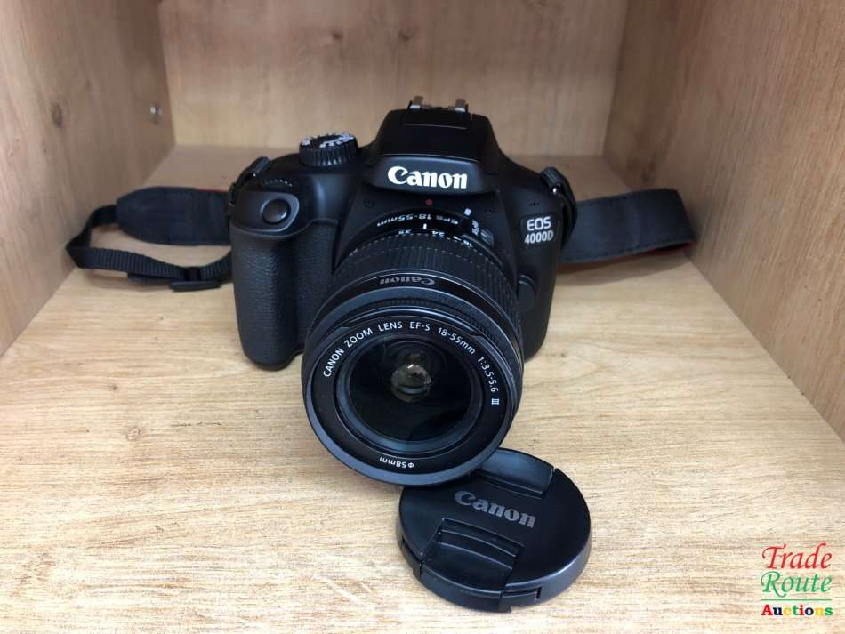 Canon 4000D DSLR Camera and EF-S 18-55 mm f/3.5-5.6 III Lens Kit + 8GB Memory Card ** R 7299 Retail