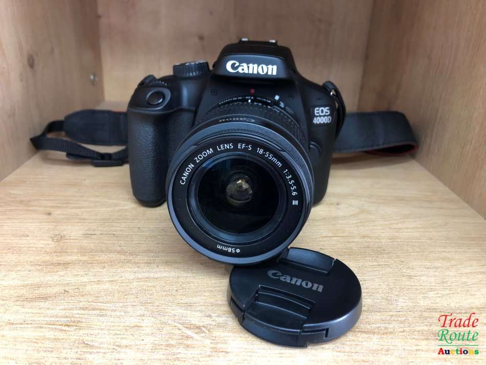 Canon 4000D DSLR Camera and EF-S 18-55 mm f/3.5-5.6 III Lens Kit + 8GB Memory Card ** R 7299 Retail
