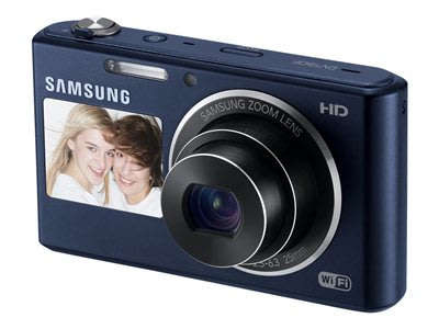 Samsung DV150F 16.2MP Smart WiFi Digital Camera with 5x Optical Zoom & 2.7` / 1.48` front LCD