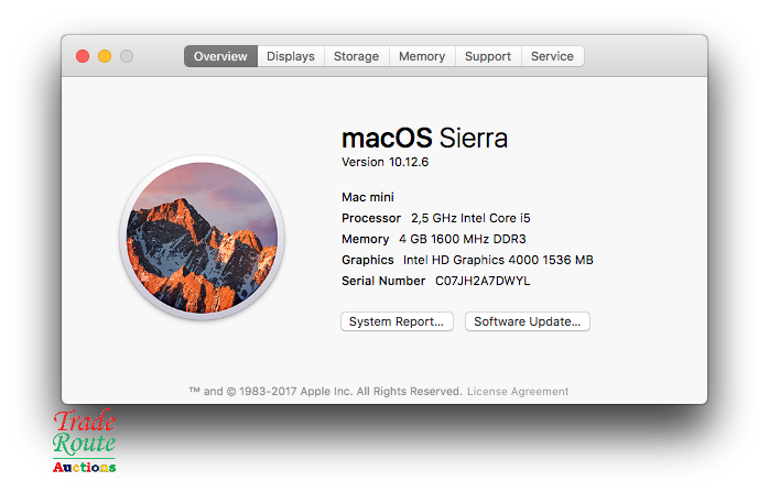 Apple Mac Mini Core i5 A1347 *** MacMini *** Apple Computer