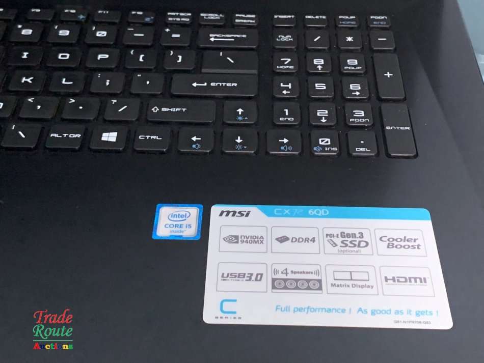 MSI CX72 6QD 17.3 inch i7 Gaming Laptop | Nvidia 940MX Graphics | Monster