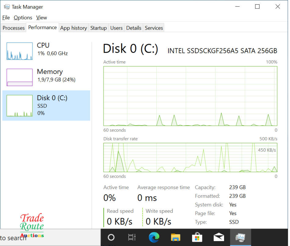 DELL LATITUDE E7470 14" LAPTOP | CORE i7 6600U 2.8GHz 6th Gen | 8GB RAM | 256GB SSD SOLID STATE