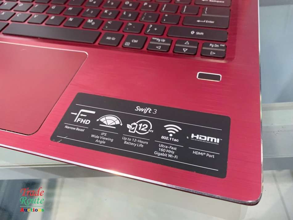 Acer Swift 3 Ultra Thin LAPTOP SF314-56, 14" Full HD 8th Gen Intel Core i3-8145U, 4GB RAM, 256GB SSD