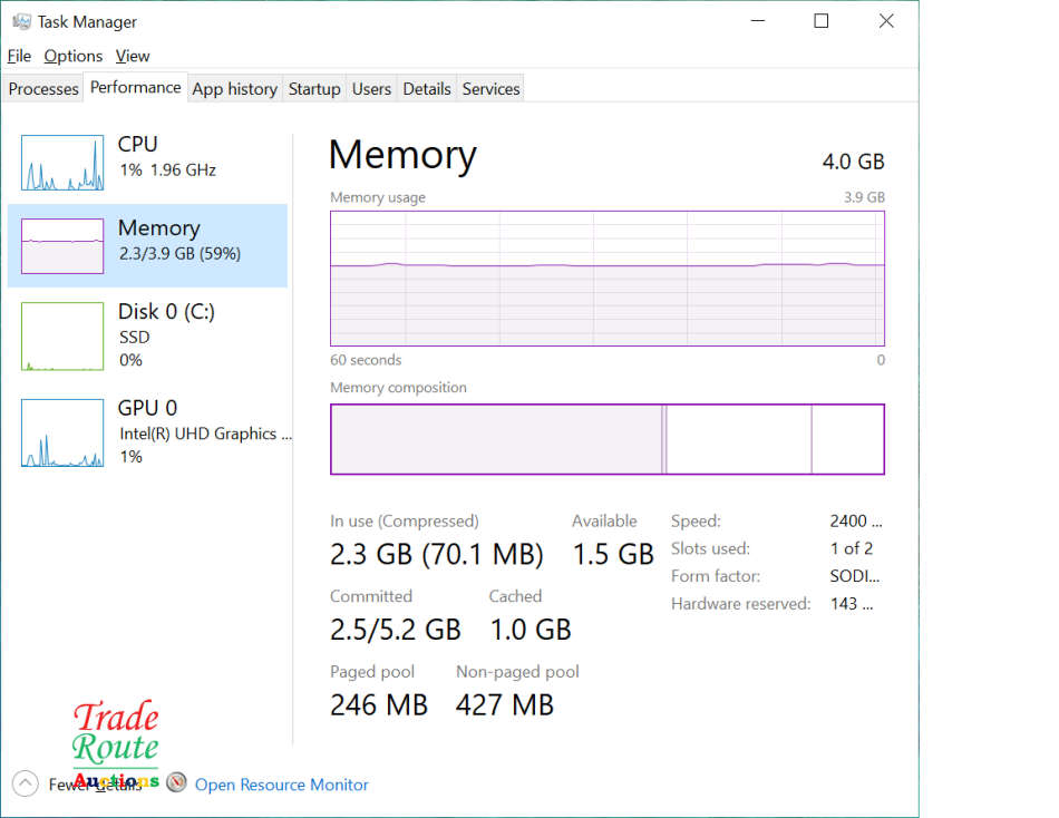 Acer Swift 3 Ultra Thin LAPTOP SF314-56, 14" Full HD 8th Gen Intel Core i3-8145U, 4GB RAM, 256GB SSD