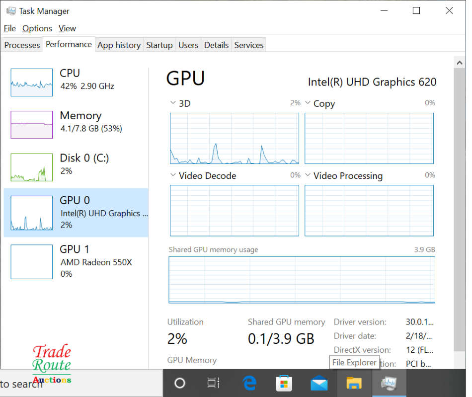 HP ELITEBOOK 840 G6 14" LAPTOP | CORE i5 8365U 8th Gen 1.9GHZ | 8GB RAM | 128GB SSD