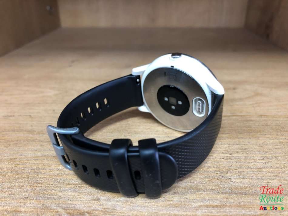 Garmin Vivoactive 3 Smart Watch [ WHITE CASE WITH BLACK STRAP ]