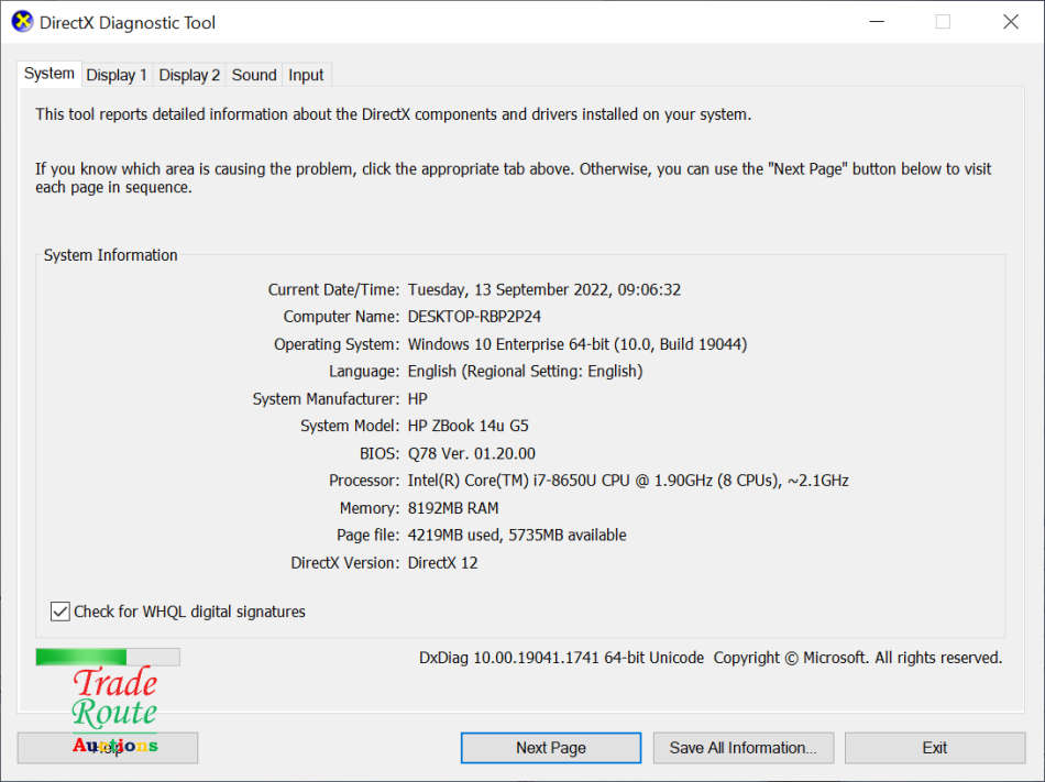 HP ZBook 14u G5 Mobile Workstation Core i7 upto 4.2Ghz * 16GB RAM * 256GB SSD 14-inch LAPTOP Monster