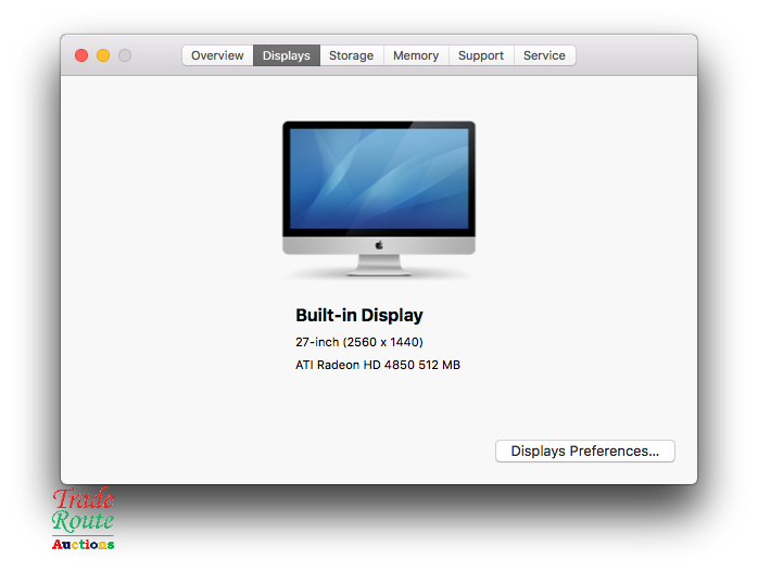 Apple iMAC | 27 INCH Core i5 2.66GHz 12GB RAM 1TB All In One Desktop ATI Radeon Graphics