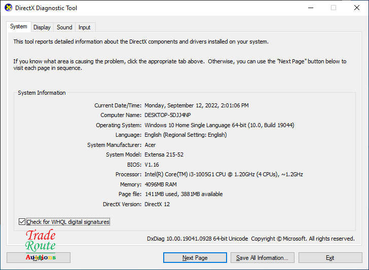 10th Gen | Acer Extensa P215-52 15.6` Laptop | Core i3 1005g1 Notebook