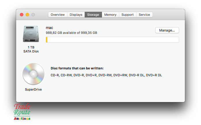 Apple iMAC | 27 INCH | Core i5 2.7GHz 4GB RAM 1TB HDD | All In One Desktop Computer