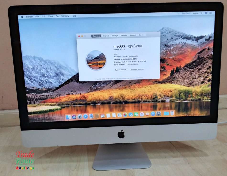 Apple iMAC | 27 INCH | Core i5 2.7GHz 4GB RAM 1TB HDD | All In One Desktop Computer