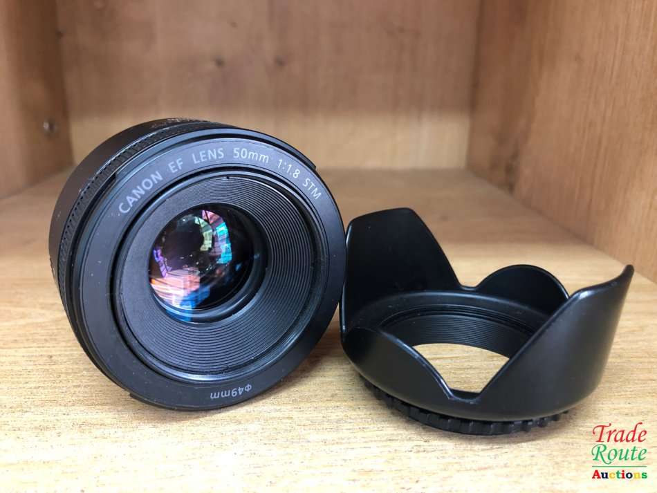 Canon EF 50mm f/1.8 STM Lens for Canon DSLR Cameras