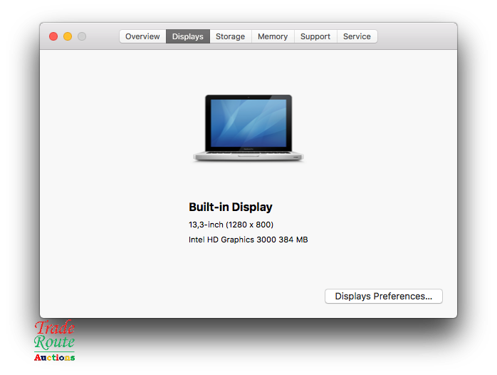 MacBook Pro 13.3-inch | Core i5 2.4GHz | 4GB RAM | 240GB SSD - Apple Laptop