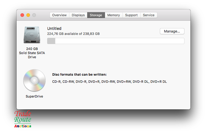 MacBook Pro 13.3-inch | Core i5 2.4GHz | 4GB RAM | 240GB SSD - Apple Laptop