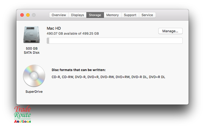 Apple iMAC 21.5 INCH Computer AIO Core i3 3.06Ghz | 8GB RAM | 500GB HDD