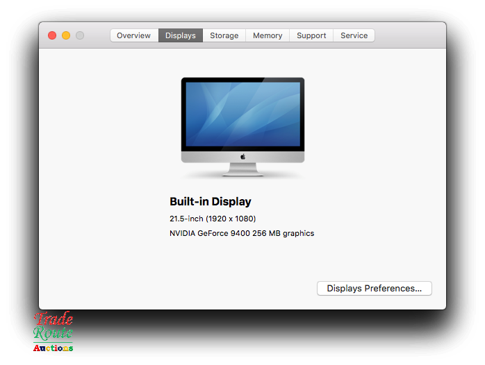 iMAC | 21.5 INCH | Core 2 Duo 3.06Ghz | 4GB RAM | 500GB HDD - Nvidia Geforce Graphics