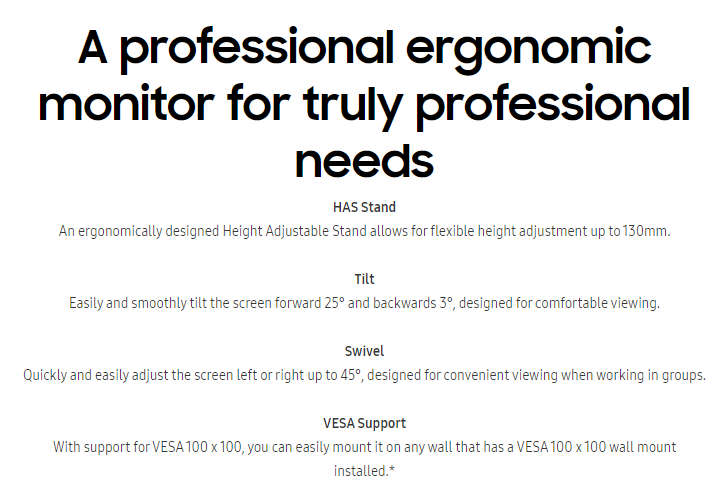 Samsung LS24E45KDSG 24` SE45 LED Monitor Display