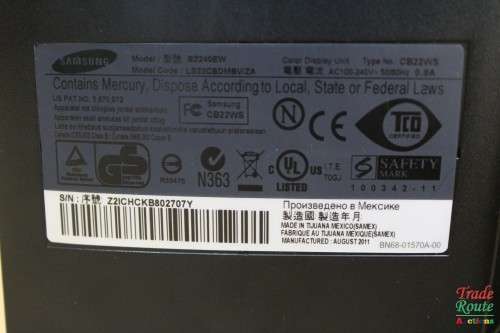 Samsung B2240 22 inch widescreen LCD Monitor