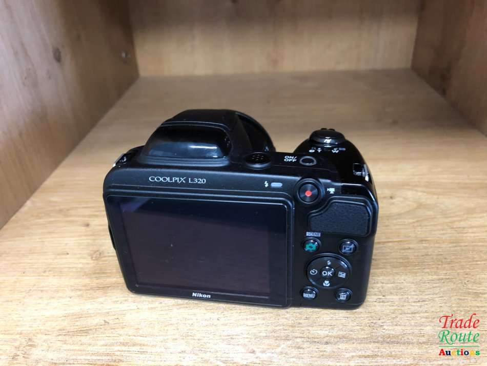 Nikon Coolpix L320 16.1MP Digital Camera with 26x Optical Zoom [ BLACK ] 720p HD Video