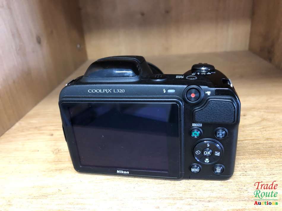 Nikon Coolpix L320 16.1MP Digital Camera with 26x Optical Zoom [ BLACK ] 720p HD Video