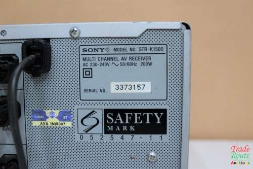 Sony STR-K1500 AV Receiver - Home Theatre Amplifier