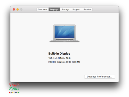 MacBook Air 13.3-inch | Core i5 1.3GHz | 4GB RAM | 256GB SSD DRIVE **  MID 2013***