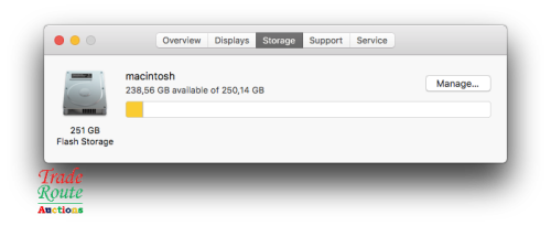 MacBook Air 13.3-inch | Core i5 1.3GHz | 4GB RAM | 256GB SSD DRIVE **  MID 2013***