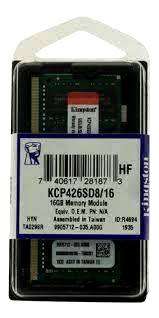 Kingston 16GB DDR4 2666Mhz Memory Laptop RAM [ KCP426SD8/16 ] Brand New