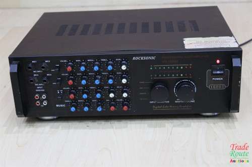 ROCKSONIC Professional Audio Amplifier AV-1600 II - Digital Echo Mixing Amplifier