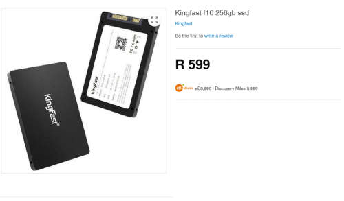 KINGFAST 256GB SSD ** Super Fast ** 2.5 Inch