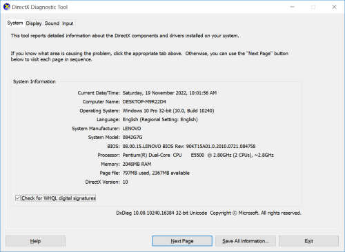 Lenovo ThinkCentre M70e DESKTOP PC | Pentium E5500 CPU @ 2.8GHz | 2GB RAM | 80GB HDD
