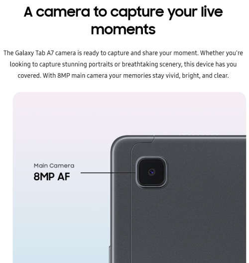 Samsung Galaxy Tab A7 Tablet  (32GB) LTE & WiFi - 10.4 Inch TouchScreen Tablet [ SM-T505N ]