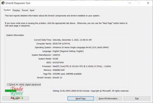 LENOVO IDEAPAD 3 15 81WB 10th Generation LAPTOP