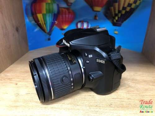 Nikon D3400 24.2 MP CMOS Digital SLR Camera body + Nikon AF-P 18-55 VR Lens Kit