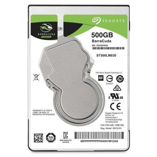 Seagate Barracuda 500GB HDD for Laptops [ ST500LM030 ]