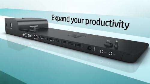 HP Ultra Slim Dock Docking Station for HP ZBook 14u G4, G5, G6, HP ZBook 15u G3, G4, G5, G6