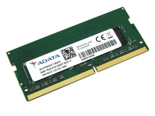 Adata 8GB PC4-2400T DDR4 RAM [ AO1P24HC8T1-BSFS ] Laptop RAM