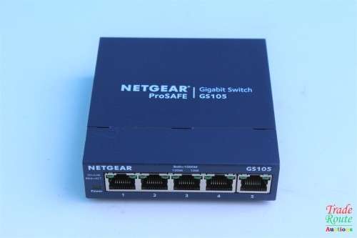 NETGEAR 5 Port Gigabit Network Switch GS105 | Ethernet Switch | Ethernet Splitter | Plug-and-Play