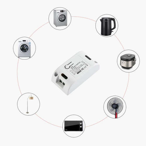 Andowl Q-KG09 RF Receiver Wall Light Switch AC220V RF 433Mhz - works indoor 20 & outdoor 80 meters