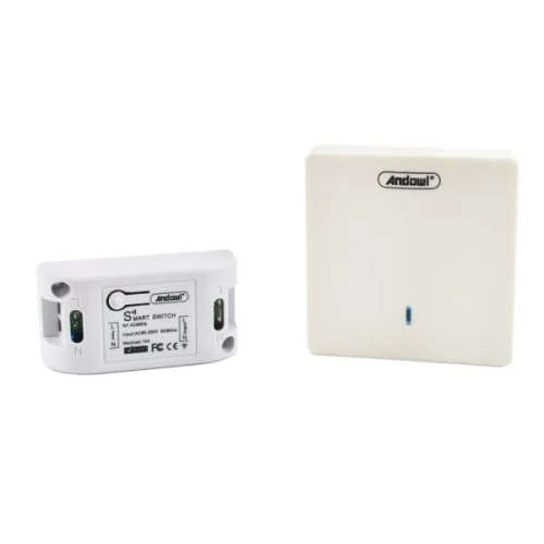 Andowl Q-KG09 RF Receiver Wall Light Switch AC220V RF 433Mhz - works indoor 20 & outdoor 80 meters
