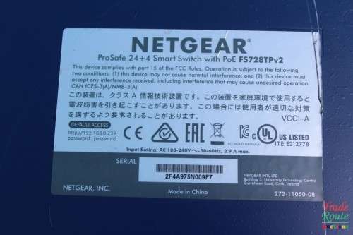 Netgear FS728TPv2 24-Port+4 Port 10/100 Smart Managed Switch with POE