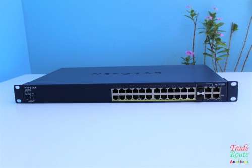 Netgear FS728TPv2 24-Port 10/100 Smart Managed Switch with POE [ FAULTY FOR SPARES OR REPAIR ]