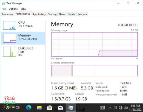 HP EliteDesk 705 G1 SFF Desktop Computer | AMD A8 PRO 7600B R7 3.1GHZ | 8GB RAM | 500GB HDD