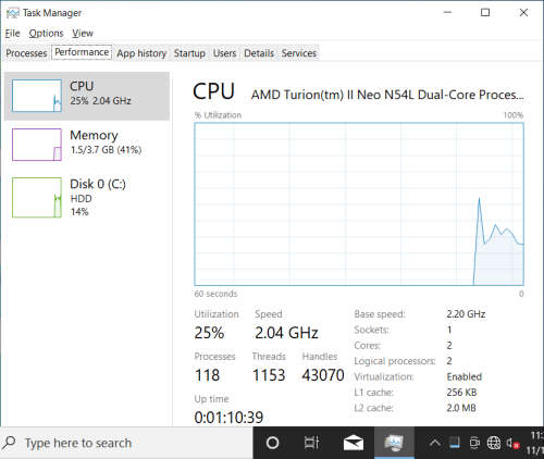 Hp ProLiant MicroServer | 4 Bays for HDD | AMD Turion II Neo N54L