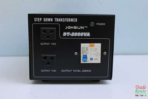 JOHSUN STEP DOWN TRANSFORMER 220v to 110v DT-2000 VA [R 2500 value]