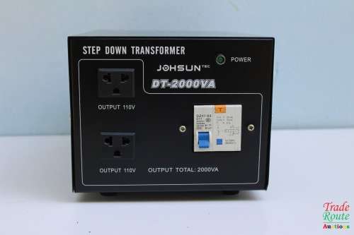JOHSUN STEP DOWN TRANSFORMER 220v to 110v DT-2000 VA [R 2500 value]