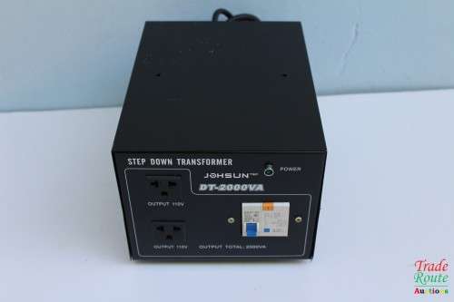 JOHSUN STEP DOWN TRANSFORMER 220v to 110v DT-2000 VA [R 2500 value]